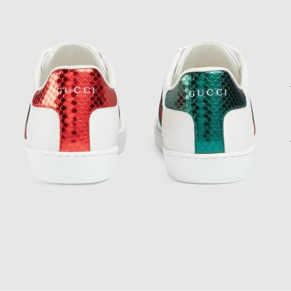 Gucci ACE Women’s sneaker 7 1/2 European size. 8 1/2 USA. Like knew